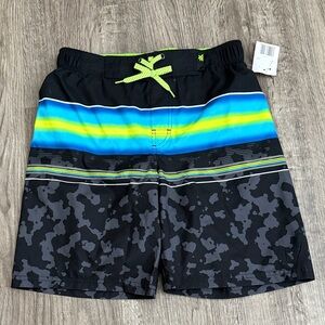 ZeroXposur Kids Swim Trunks - Black, Blue, Yellow